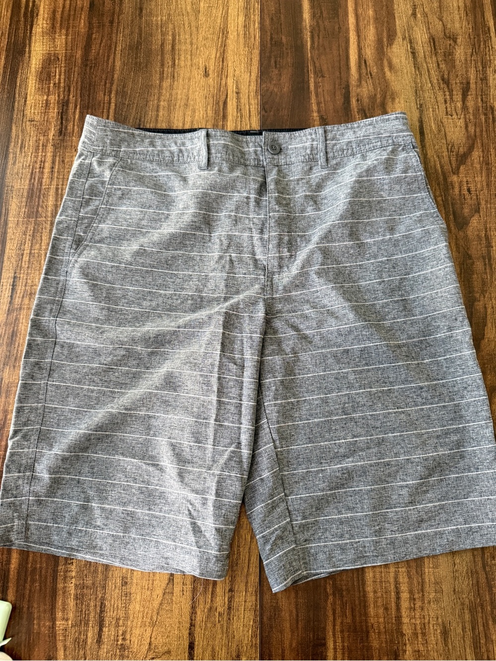 Goodfellow & Co Gray Striped Men's Swim Trunks